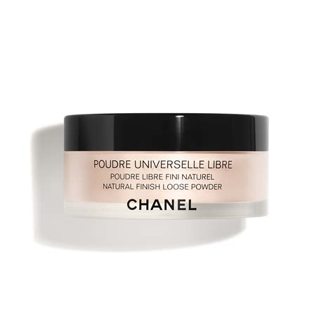 chanel poudre universelle libre natural finish loose powder|Chanel dusting powder with puff.